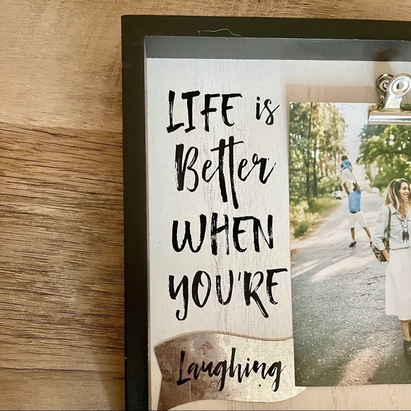 🌺 IG Design Photo Clip Black Shadow Box Decor NWOT - Picture 3 of 5